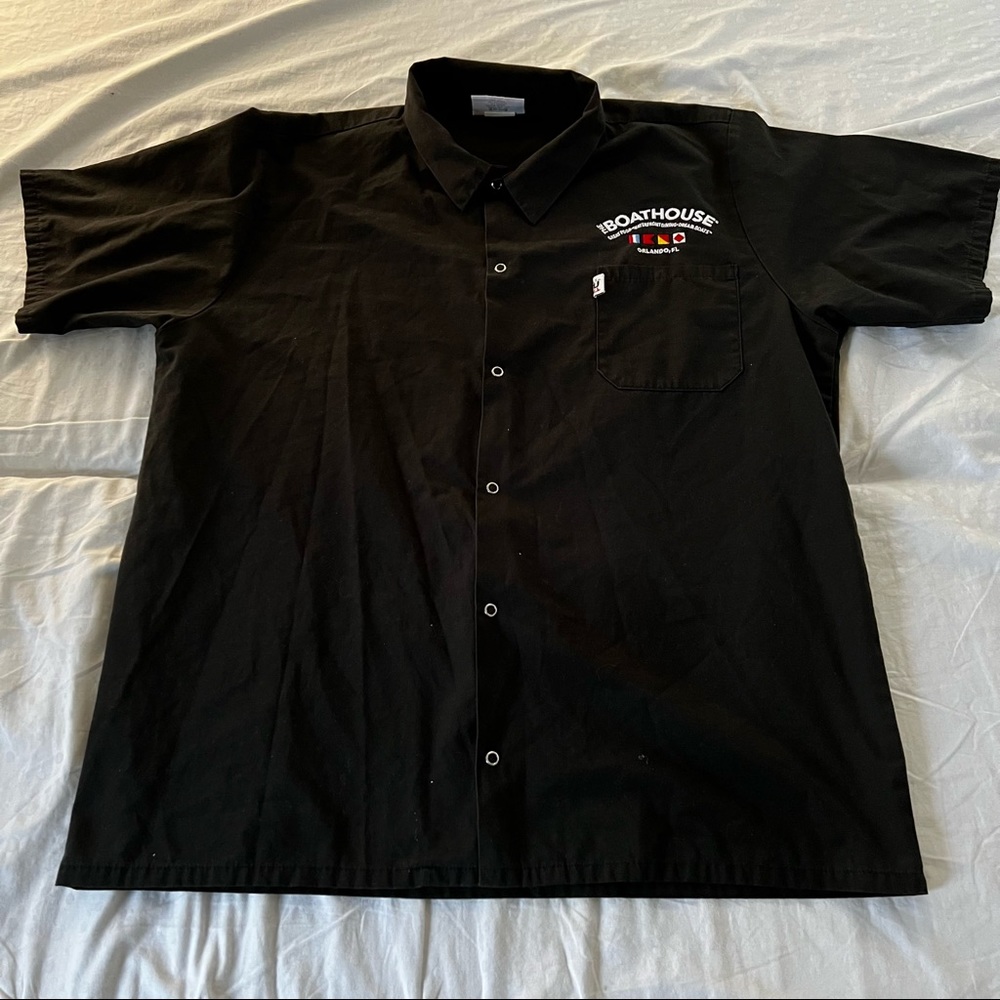 Disney Springs The Boathouse Employee Kitchen Shirt Large cast member